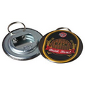 2.25" Round Metal Backing Bottle Openers w/ Split Ring